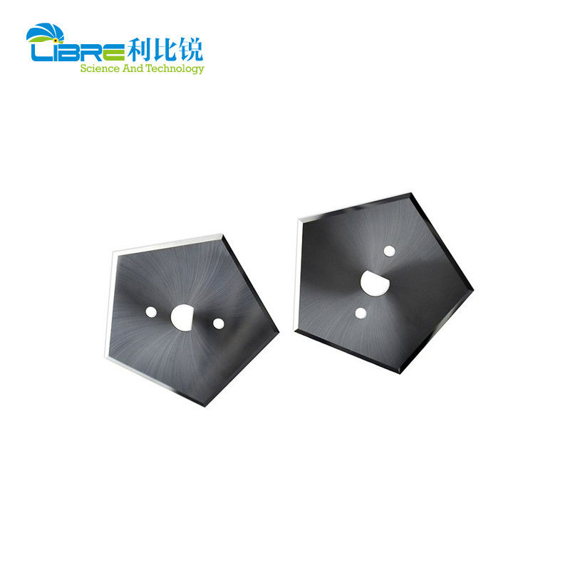 পেন্টাগোনাল ছুরি 40.9mm HRA89 ইন্ডাস্ট্রিয়াল স্লিটার ব্লেডস সিমেন্ট ব্যাগ তৈরির মেশিনের জন্য