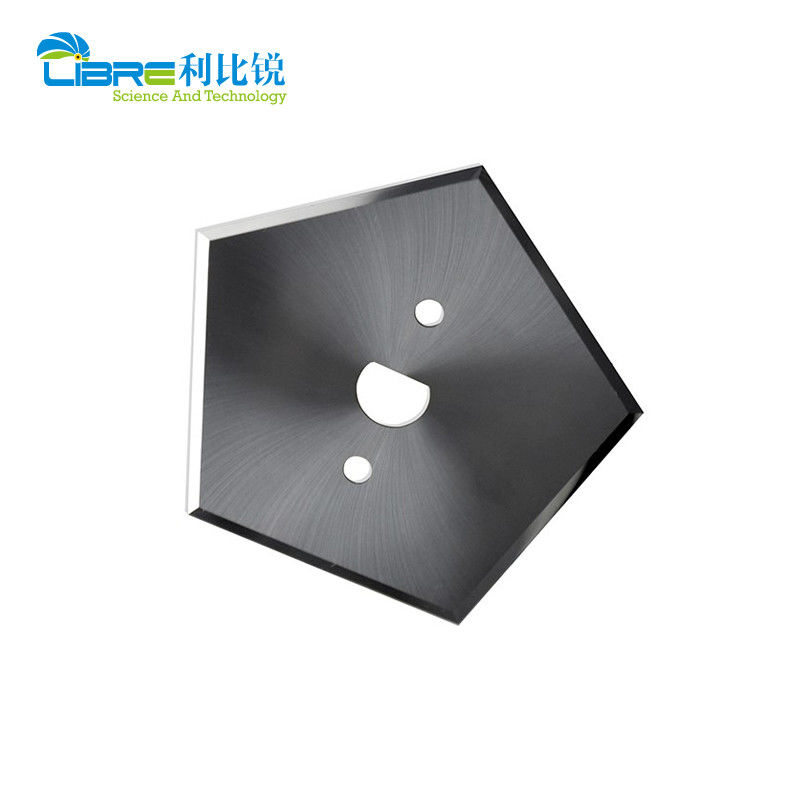 পেন্টাগোনাল ছুরি 40.9mm HRA89 ইন্ডাস্ট্রিয়াল স্লিটার ব্লেডস সিমেন্ট ব্যাগ তৈরির মেশিনের জন্য