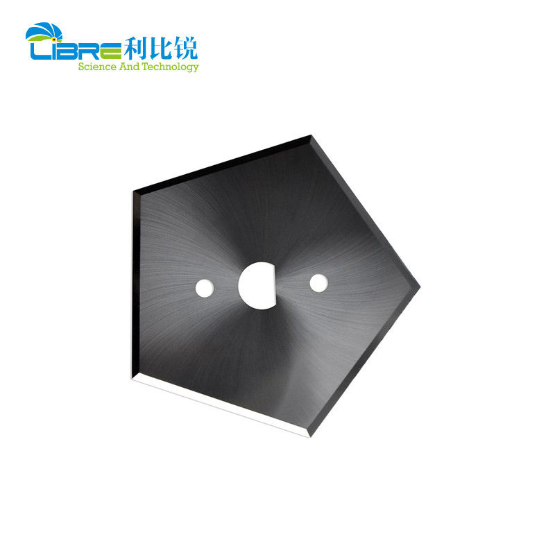 পেন্টাগোনাল ছুরি 40.9mm HRA89 ইন্ডাস্ট্রিয়াল স্লিটার ব্লেডস সিমেন্ট ব্যাগ তৈরির মেশিনের জন্য